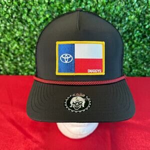 Marine R Zapped Texas Flag Duggys Trucker Snapback Rope Hat Adult Cap OSFM